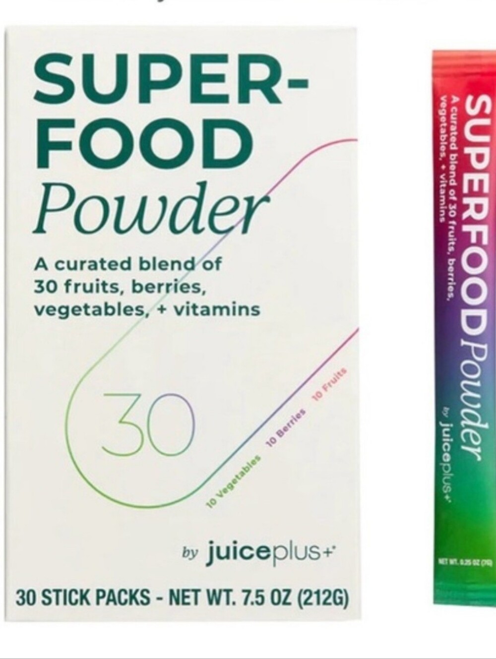 Juice Plus+ Superfood Powder (White & Green) - Daily Nutrient Blend